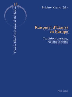 cover image of Raison(s) dEtat(s) en Europe